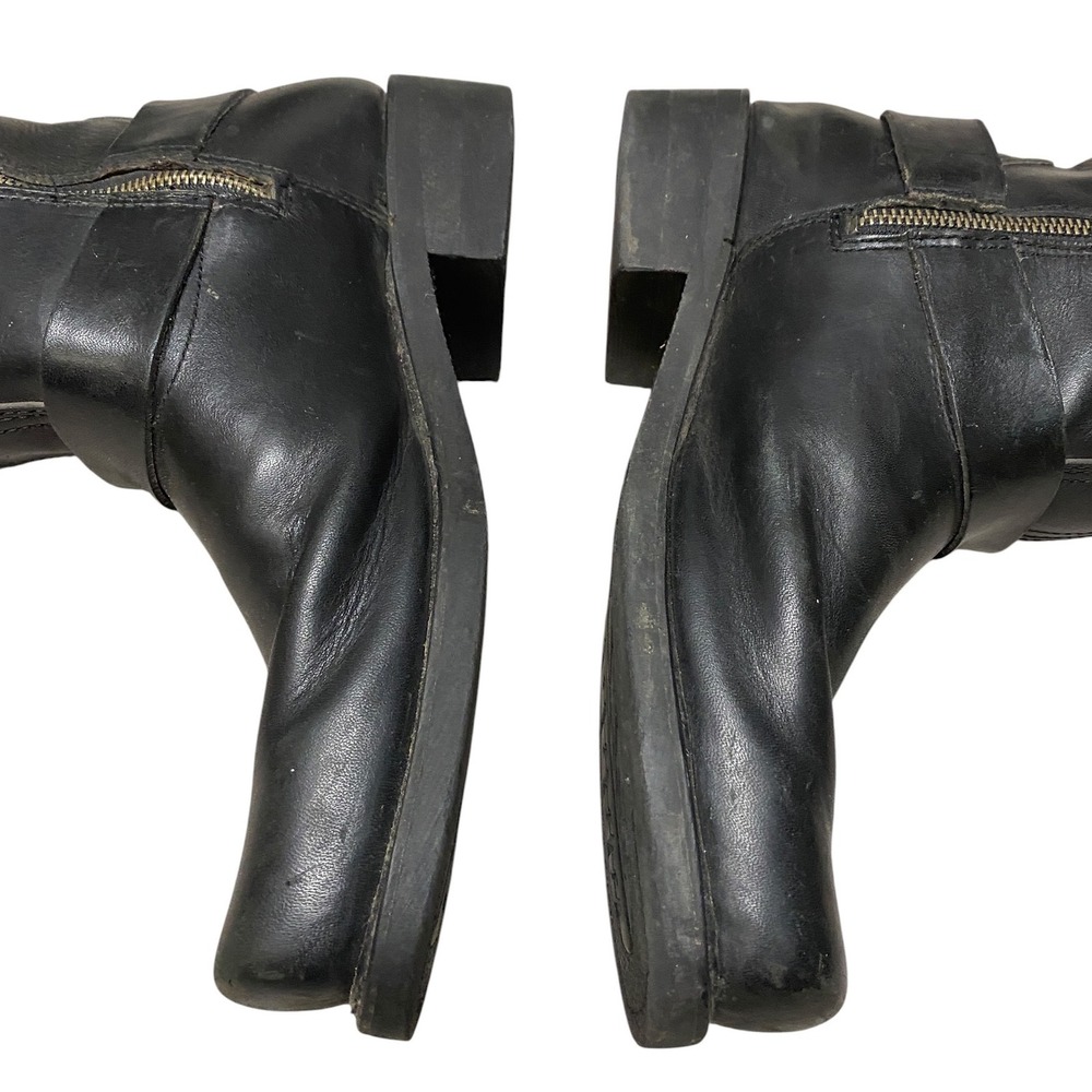 Vintage Harley-Davidson Harness Engineer Boots Black US 10 - Picture 5 of 8